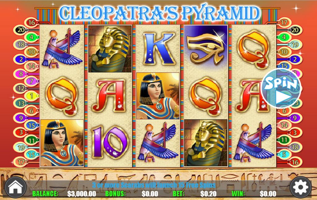Juega gratis a Cleopatra's Treasure en modo de demostración