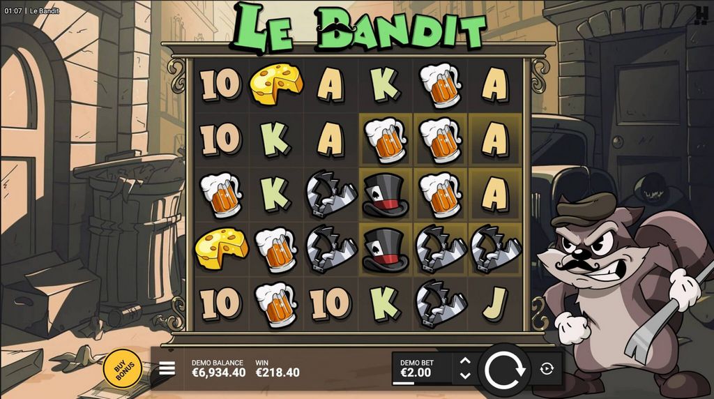 Le Bandit Slot Übersicht 2025